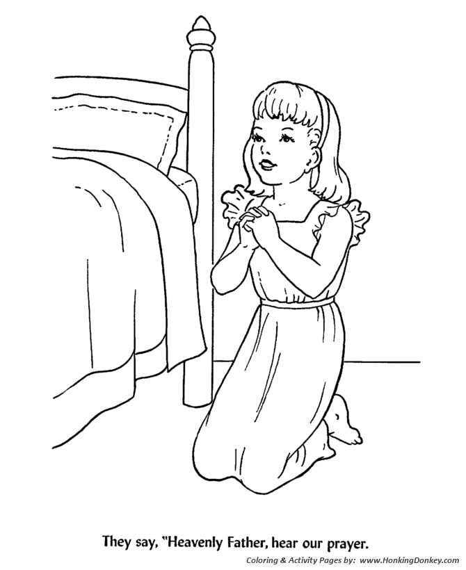 Bible lesson coloring page sheets