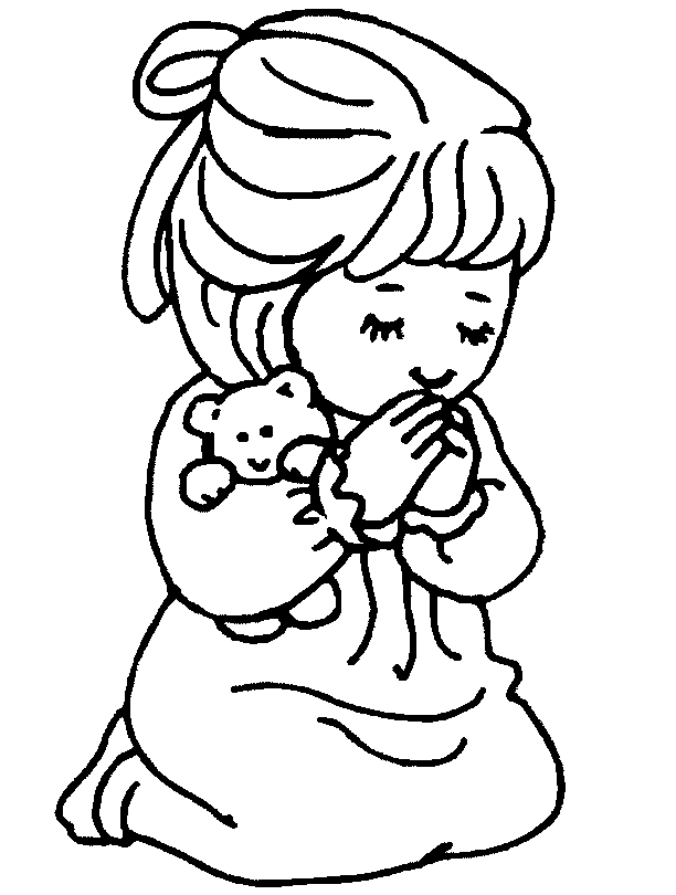 Prayer coloring pages