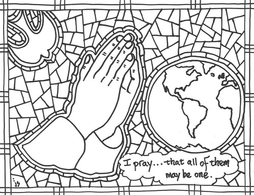 Prayer coloring page â stushie art