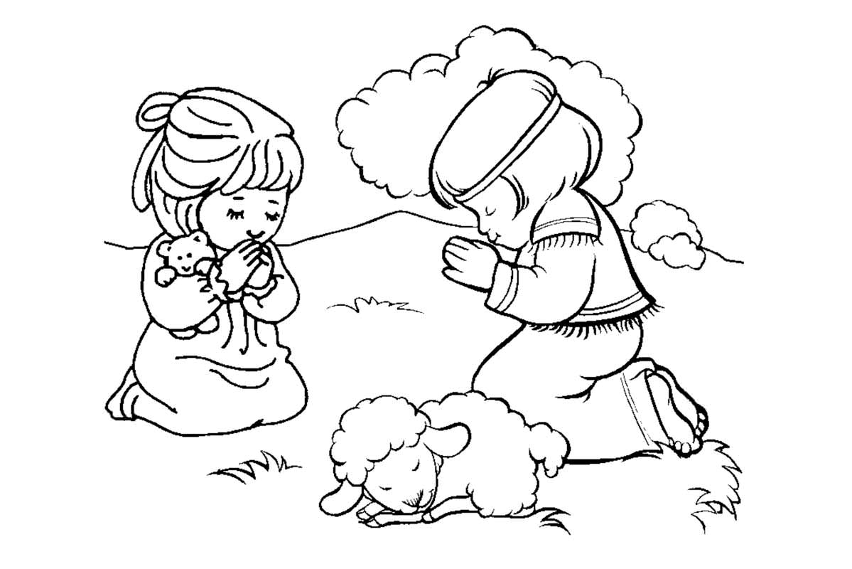 Free prayer coloring page for kids download free prayer coloring page for kids png images free cliparts on clipart library