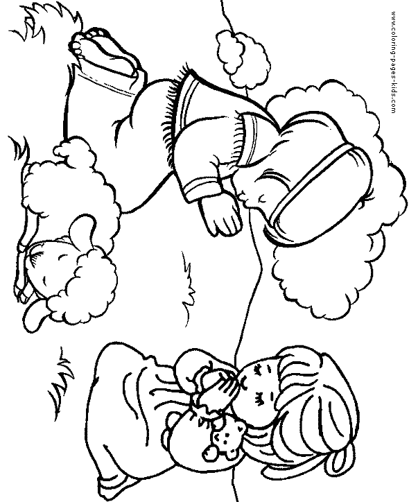 Boy and girl praying color page free printable coloring sheets for kids