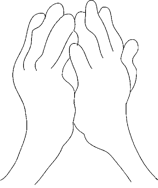 Best hands and feet coloring pages for kids