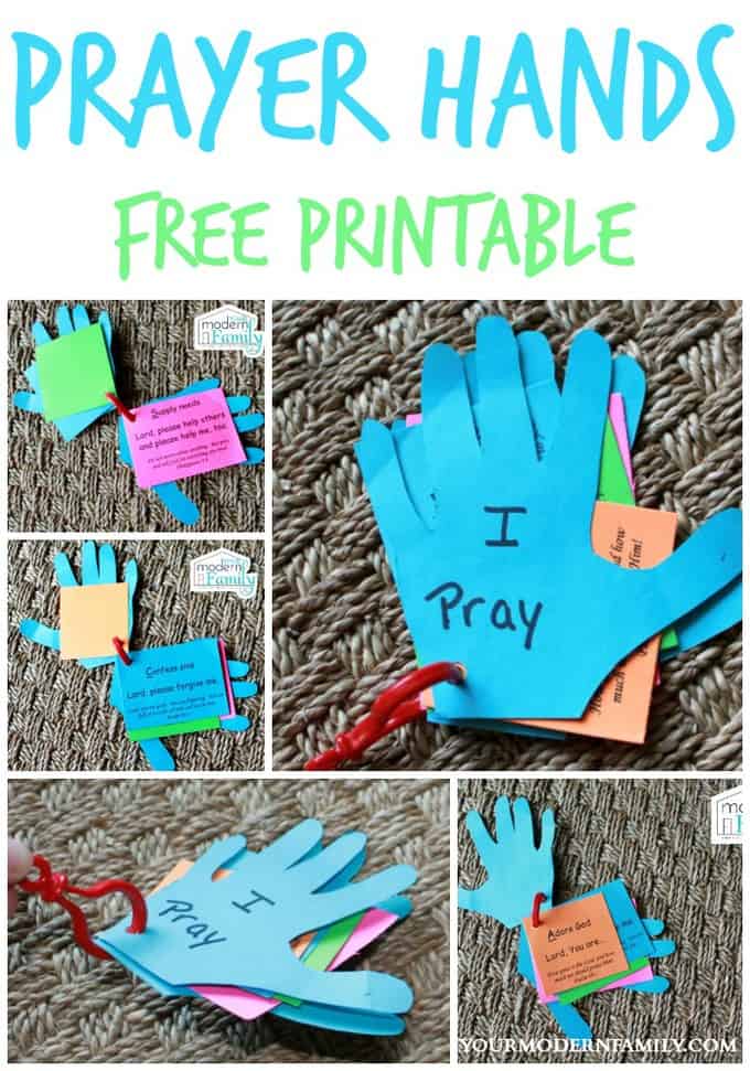 Diy prayer hands for kids