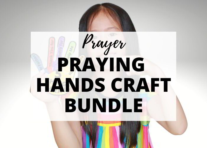 How to pray steps of prayer hand craft for kids