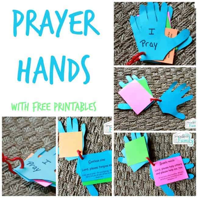 Diy prayer hands for kids