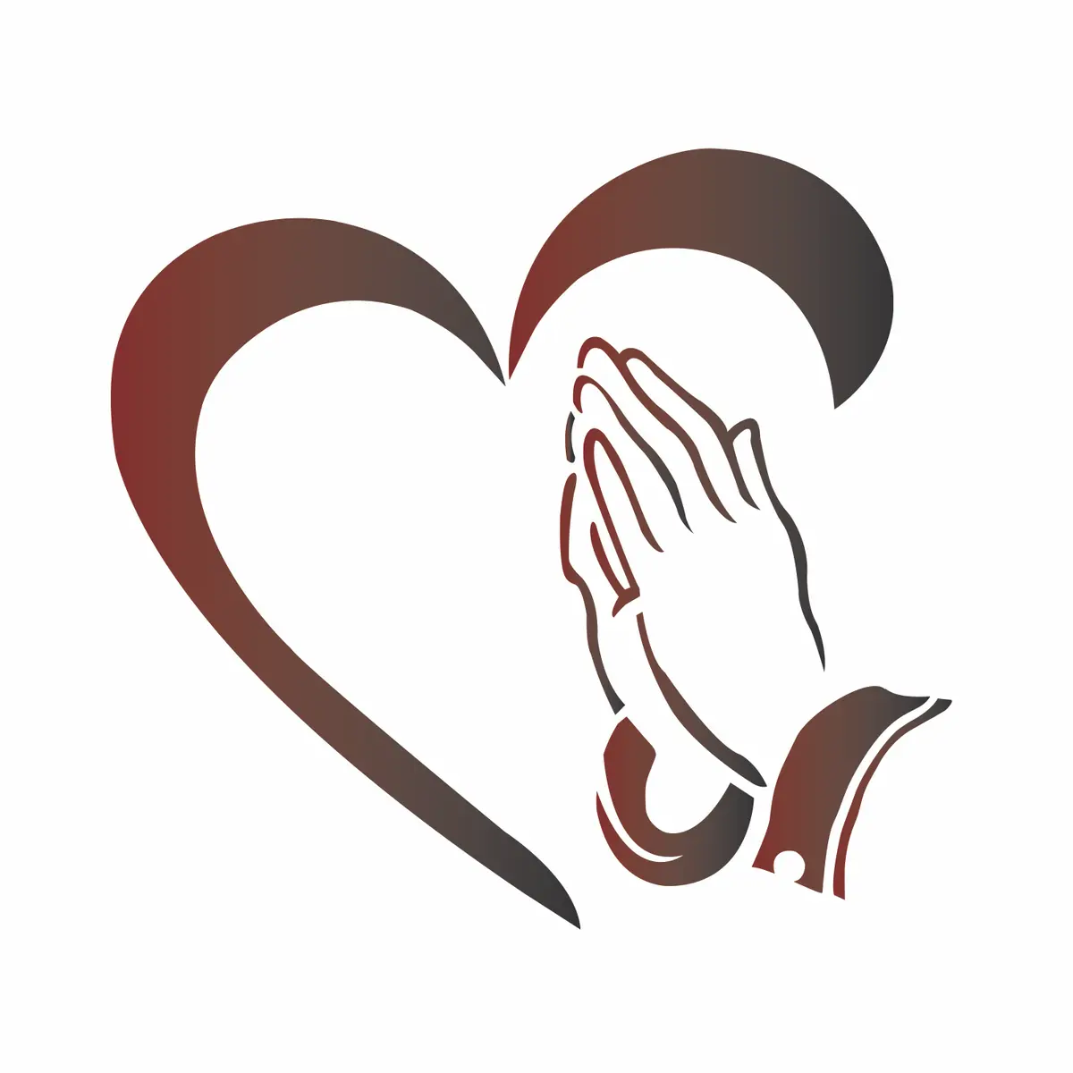 Pray hands heart stencil christian orthodox tholic prayer family diy signs