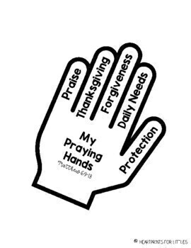 My praying hands booklet free sunday school resource tpt