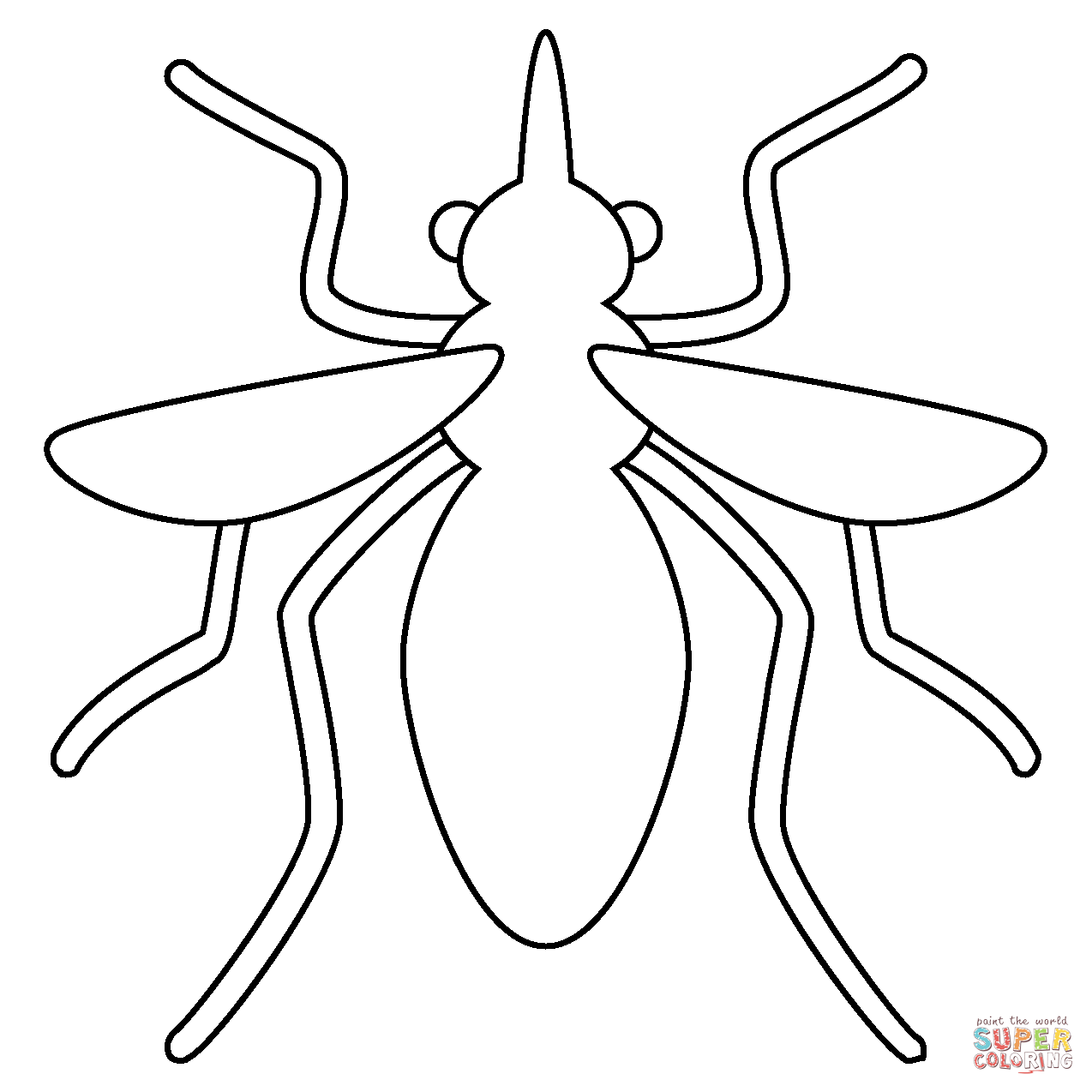 Mosquito emoji coloring page free printable coloring pages