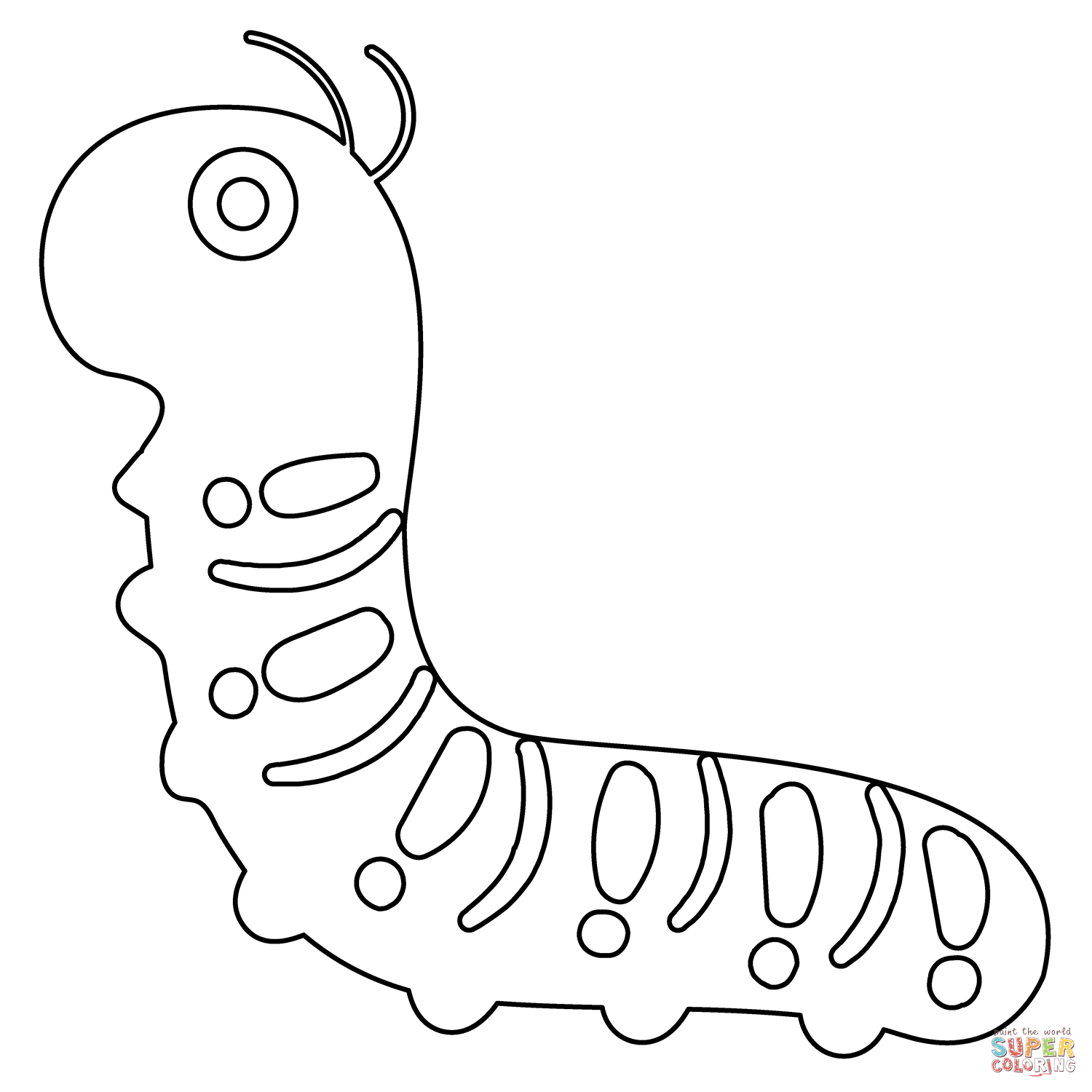 Bug emoji coloring page free printable coloring pages