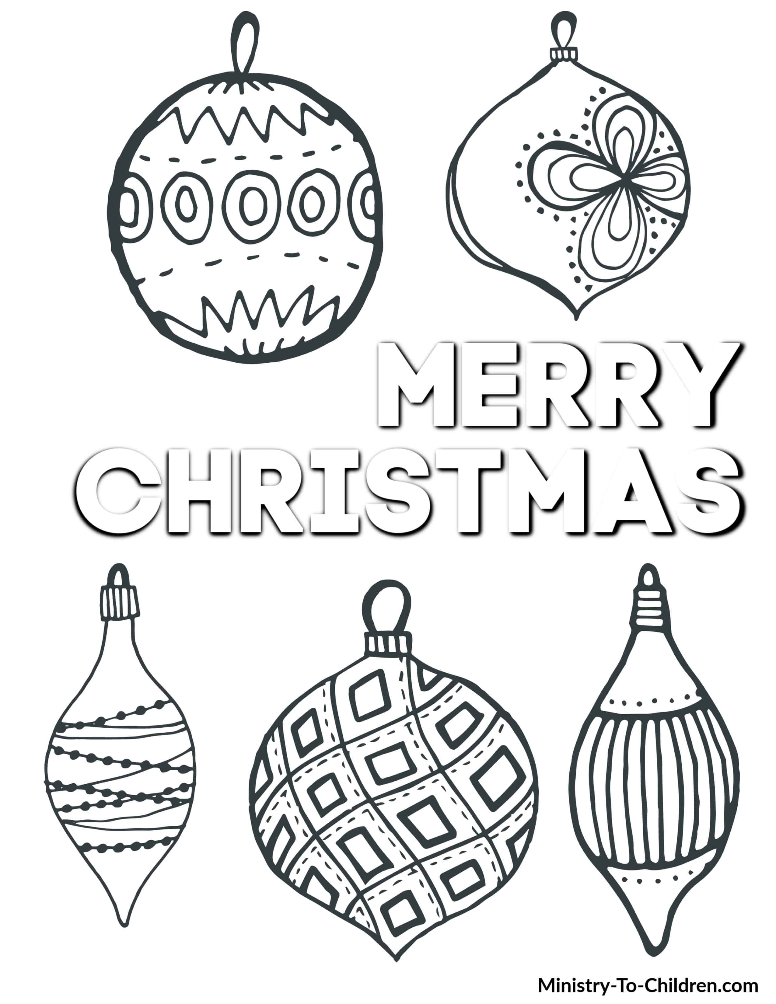 Christmas coloring pages for kids free easy printable pdf