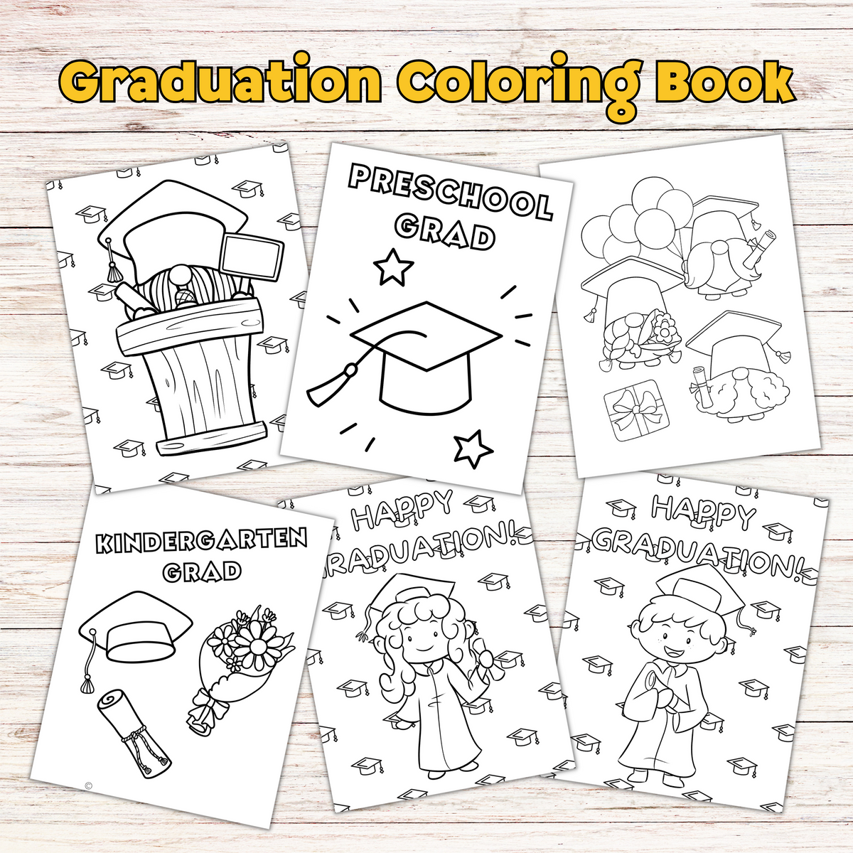 Printable graduation coloring pages pages â cassie smallwood