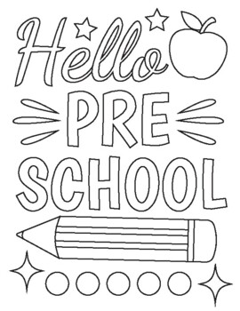 Back to school coloring pages first day of school activities post cards