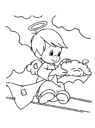 Precious moments coloring page