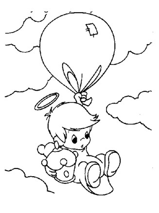 Precious moments coloring page