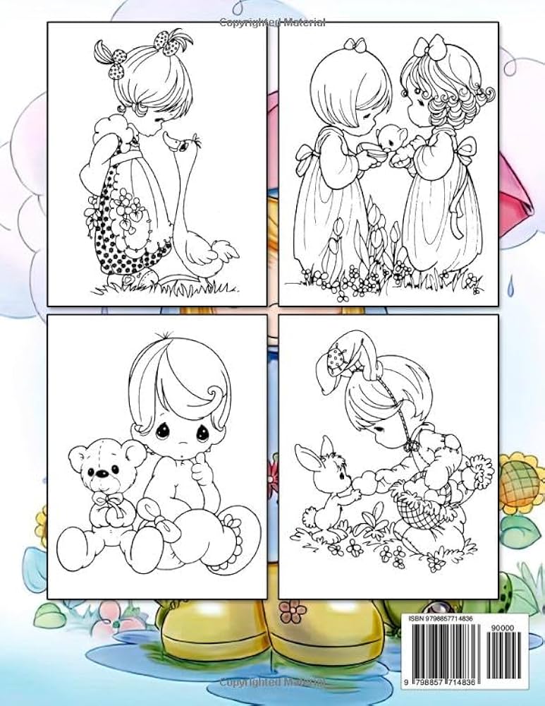 Sweet angel vintage coloring book adorable coloring pages playful characters with love and friendship illustrations for kids teens and adults fun artistic expression janice cain books