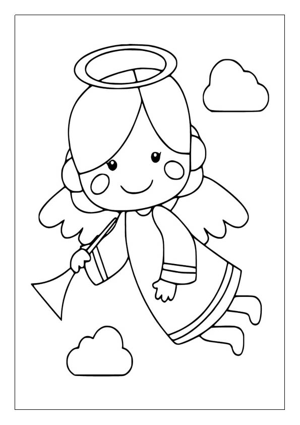 Angel coloring pages printable coloring sheets