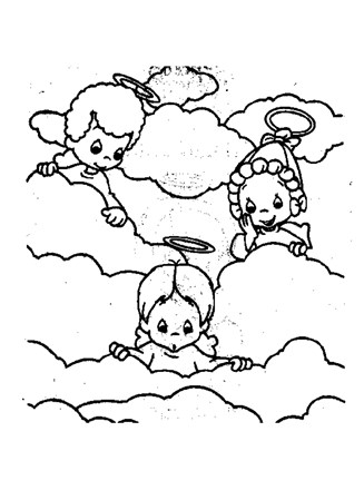 Precious moments coloring page