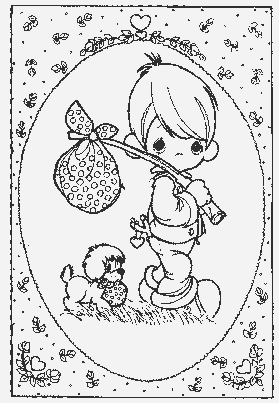 Best precious moments coloring pages for kids