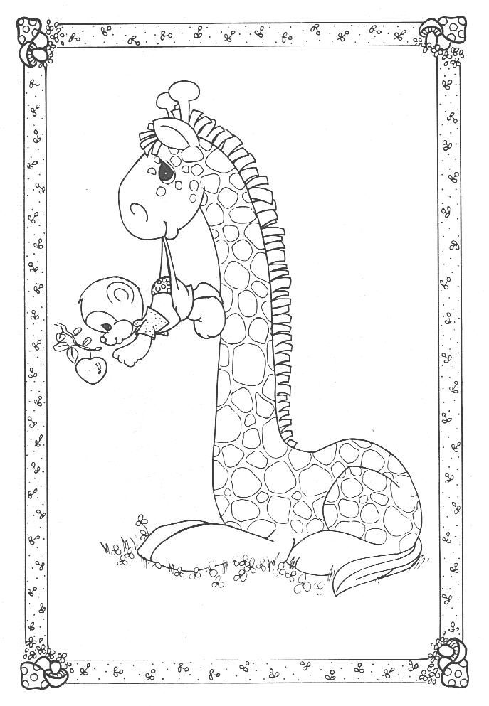 Precious moments animals coloring pages