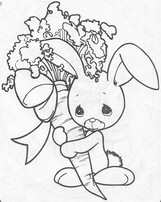 Precious moments animal coloring pages