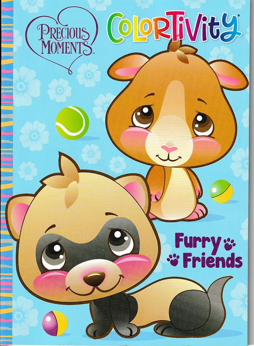 Precious moments animal friends safari kids loring book activity books pack