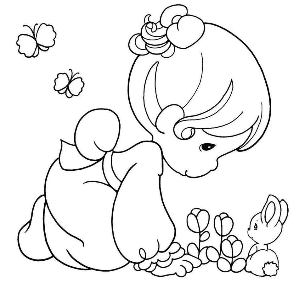 Precious moments coloring pages pictures free printable