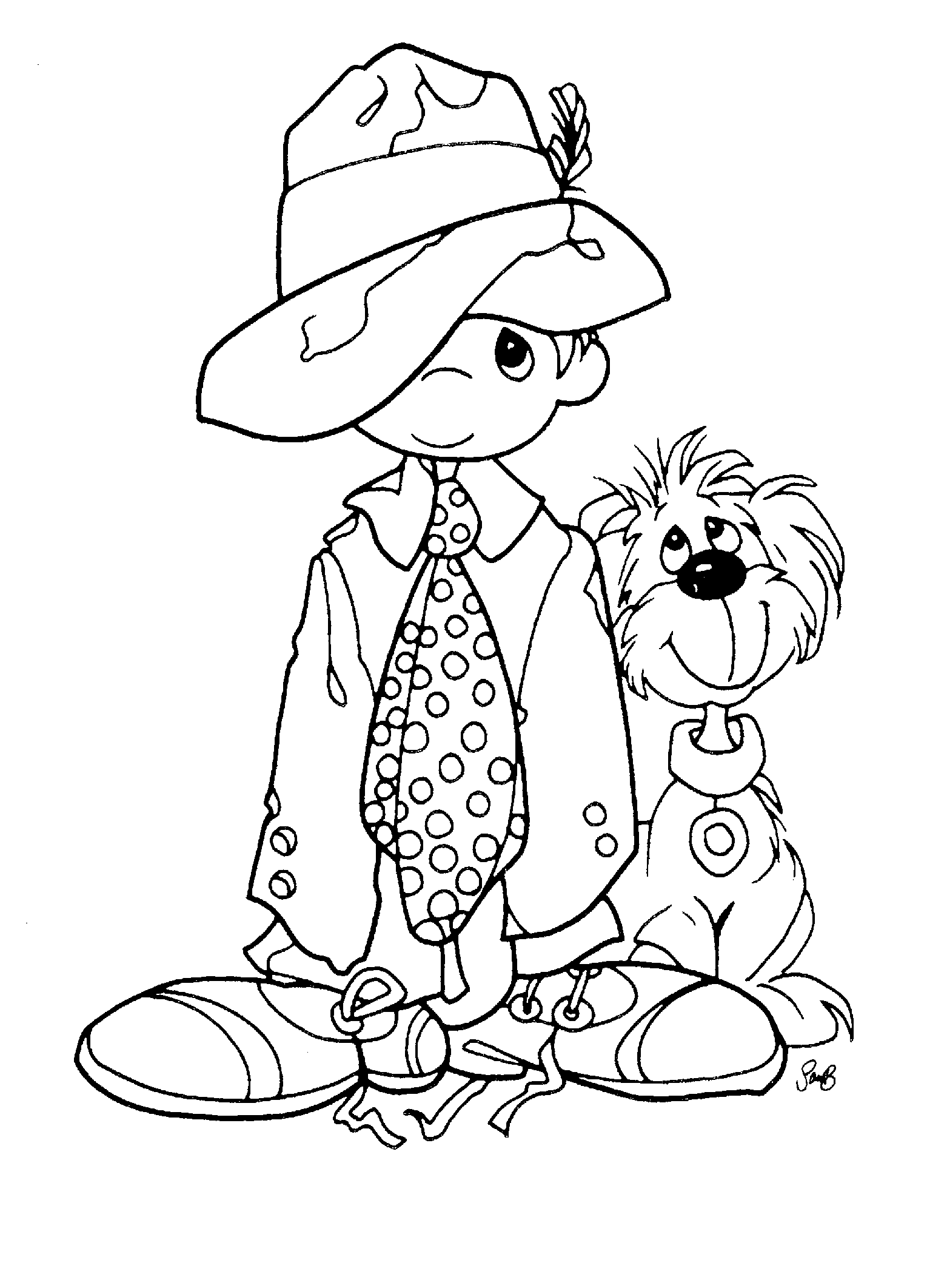 Precious moments coloring pages