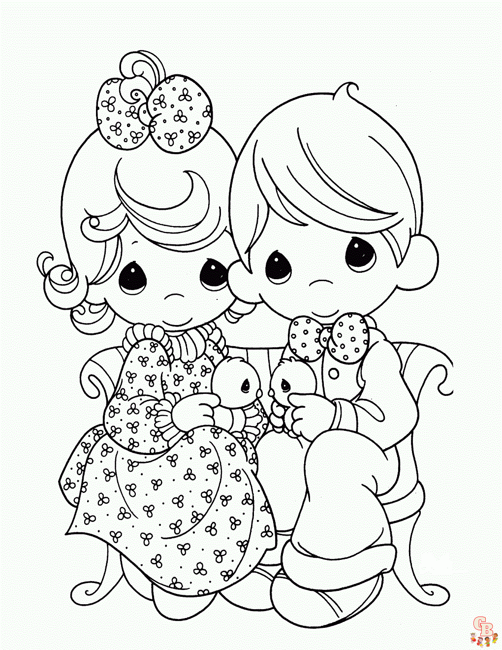 Discover the best precious moments coloring pages online