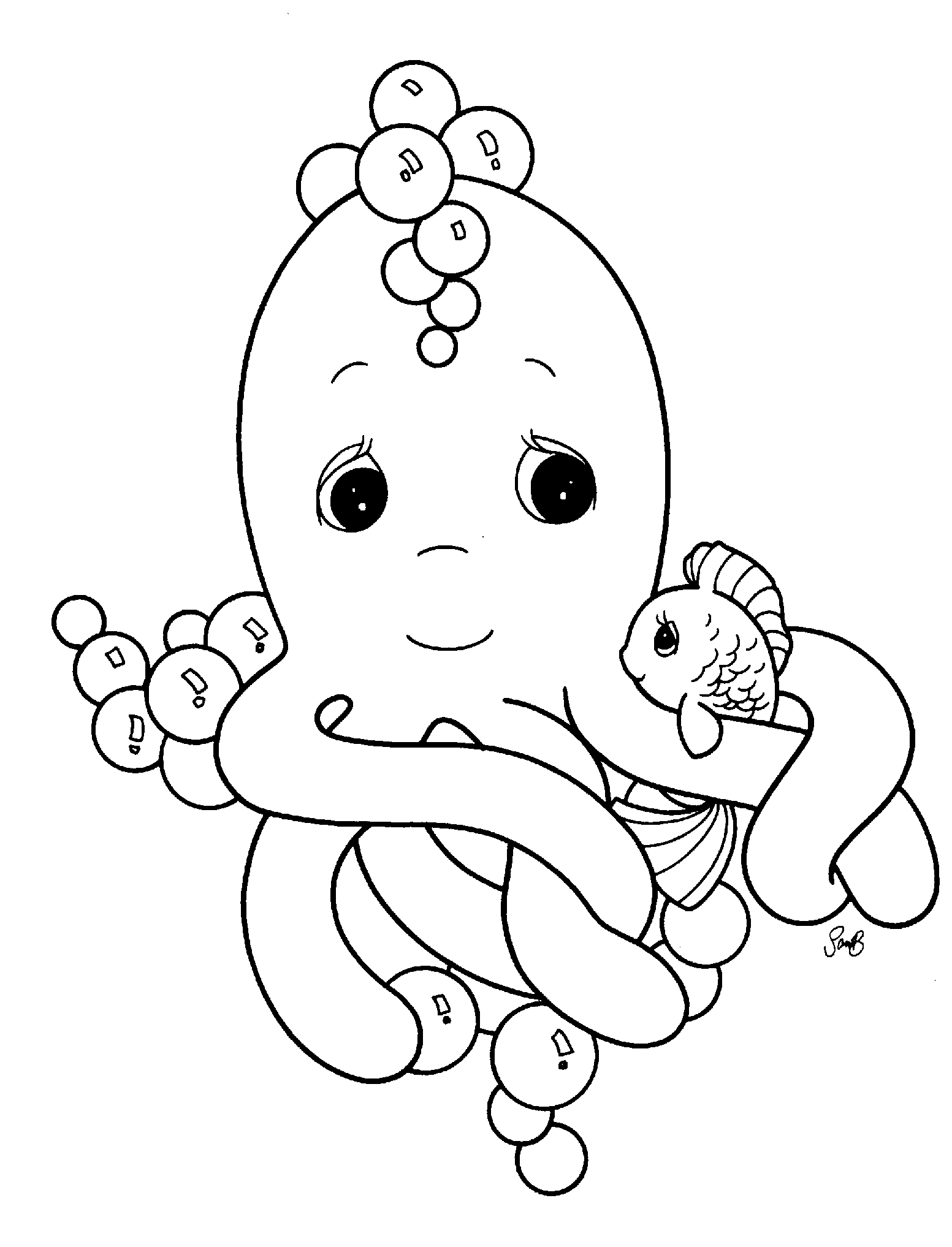 Precious moments coloring pages