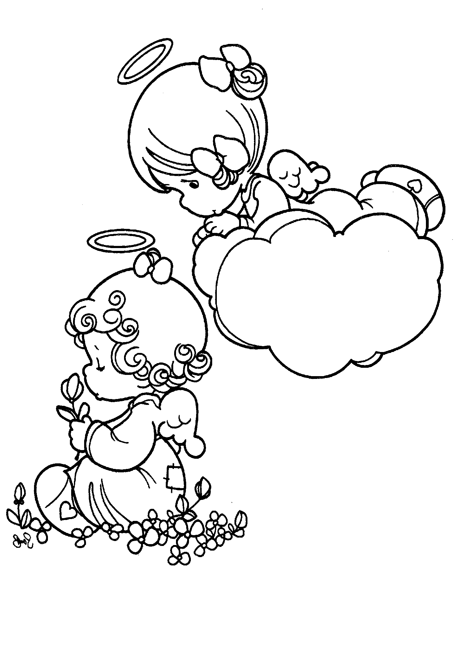 Precious moments coloring pages