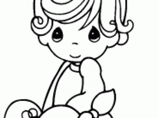 Best precious moments coloring pages for kids