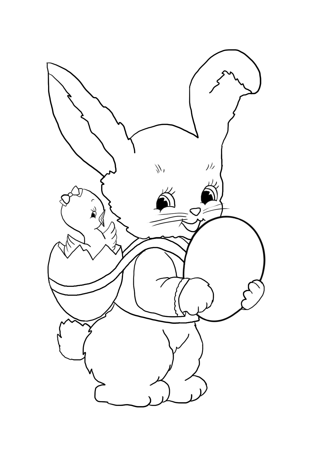 Free easter coloring pages