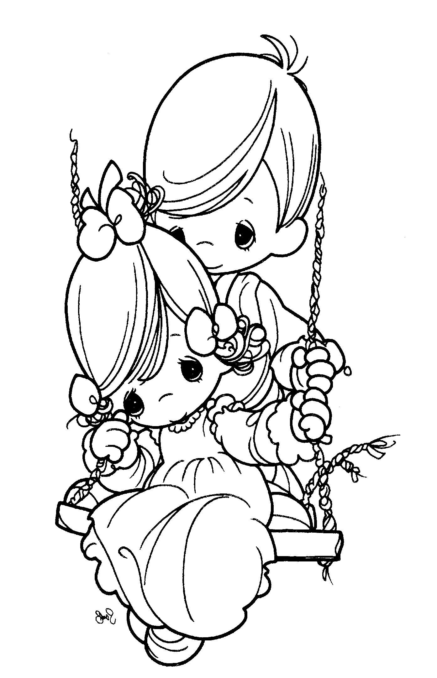 Precious moments coloring pages