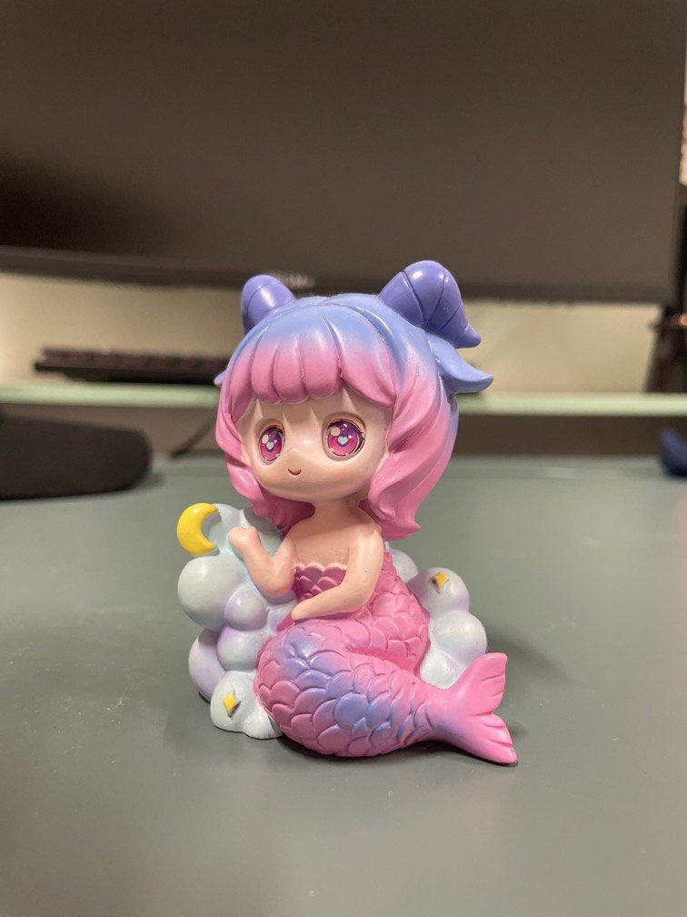 Precious moments figurine daiso cute mermaid girl hobbies toys memorabilia collectibles fan merchandise on