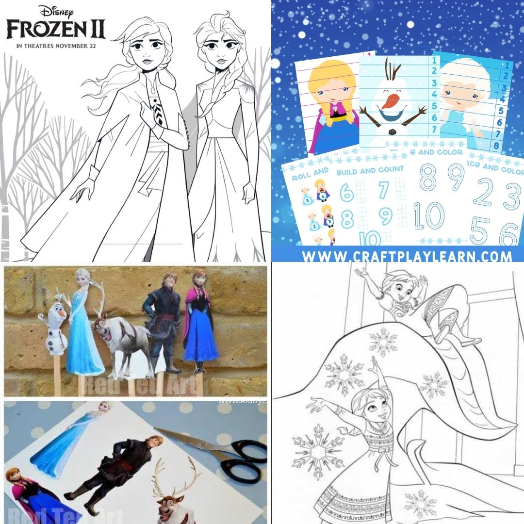 Frozen coloring pages for disney fans everywhere