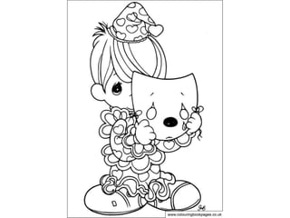 Precious moments colouring pages and kids colouring activities ppt