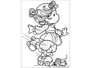 Precious moments colouring pages and kids colouring activities ppt