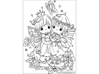 Precious moments colouring pages and kids colouring activities ppt