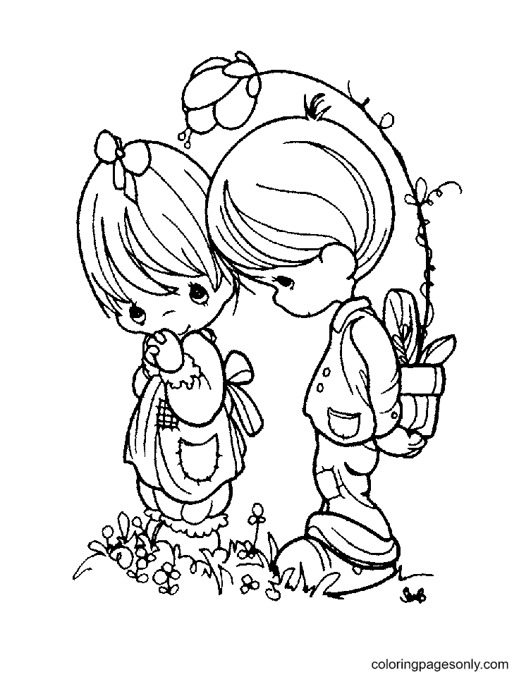 Precious moments coloring pages printable for free download