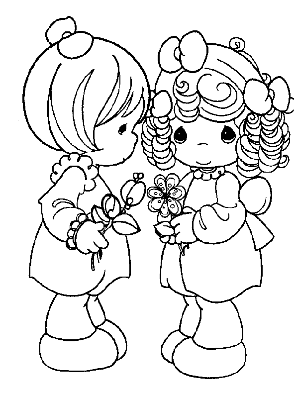 Precious moments coloring pages team colors