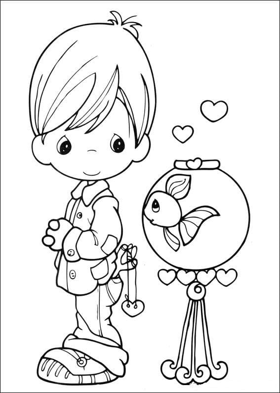 Precious moments coloring pages