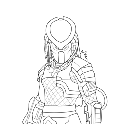 Predator coloring pages for kids