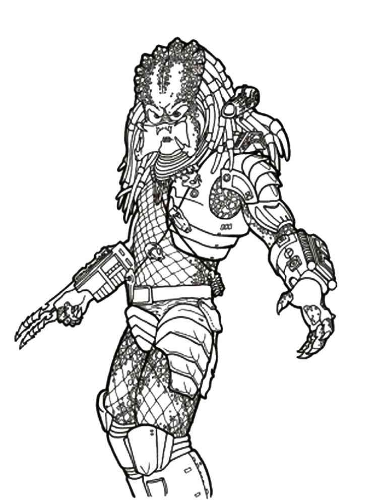 Predator coloring pages