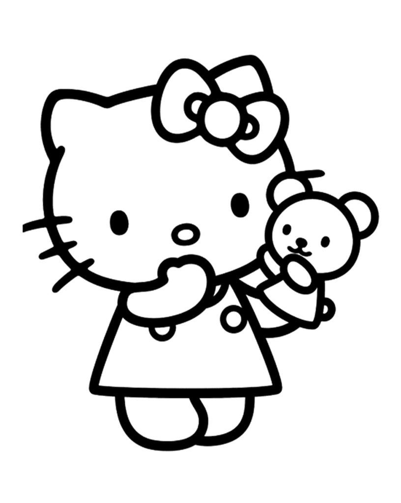 Dibujos de hello kitty para colorear imprime gratis imãgen hello kitty para colorear cosas de hello kitty hello kitty