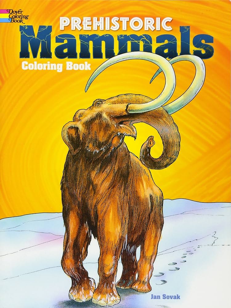 Prehistoric mammals coloring book jan sovak books