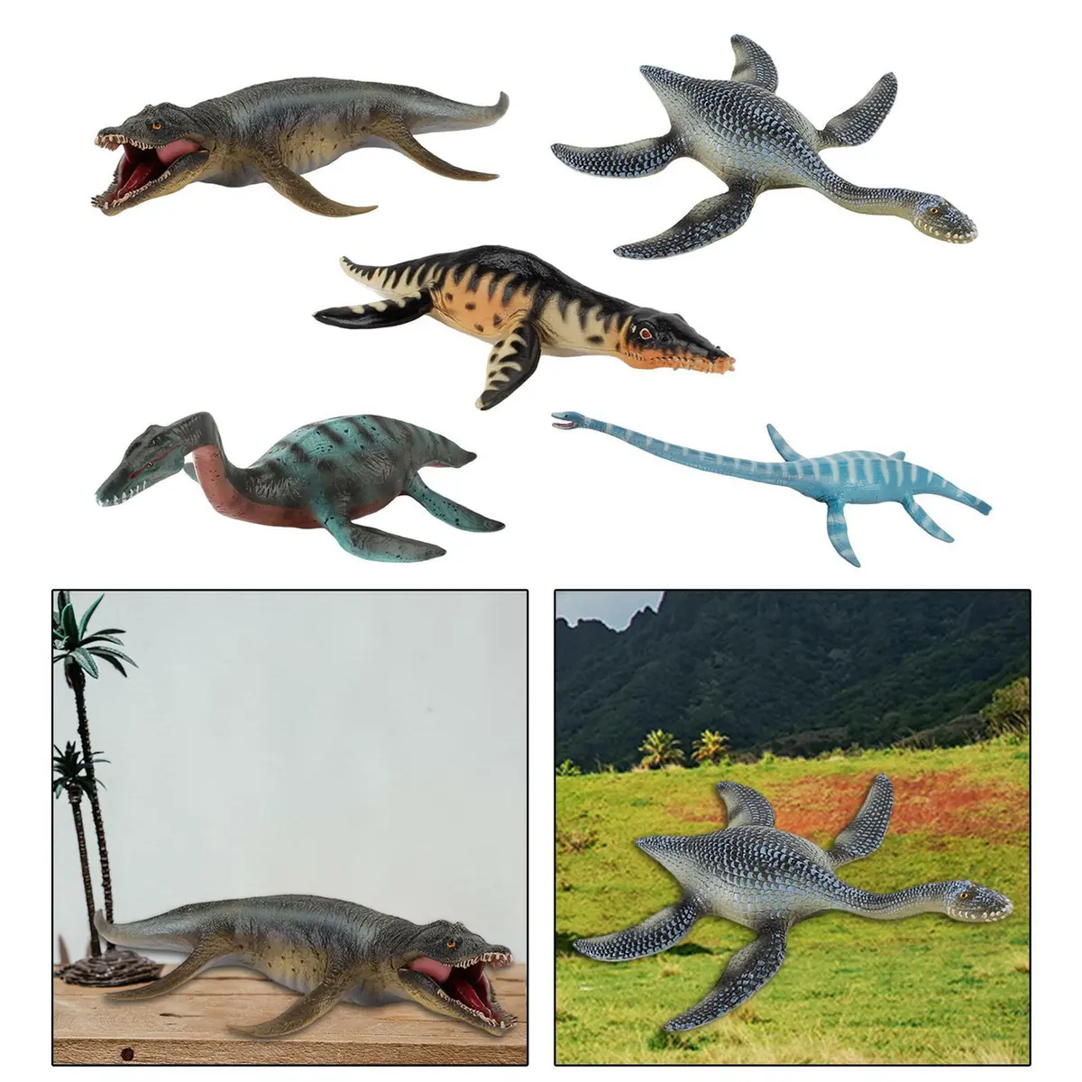 Lifelike sea dinosaur toy model prehistoric animal deep sea monster educational