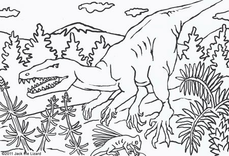 Prehistoric animal coloring pages