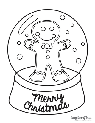 Printable christmas coloring pages