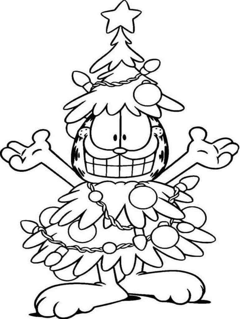 Christmas coloring picture