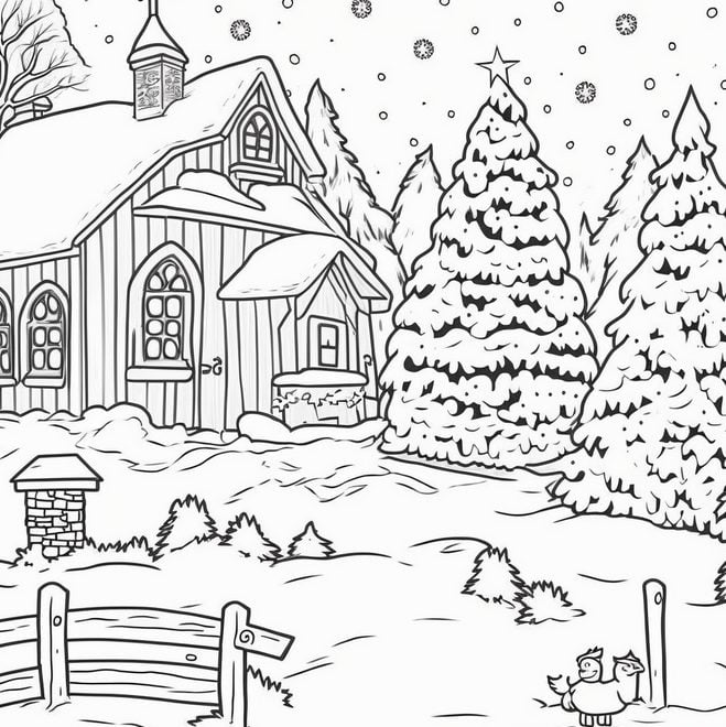 Midjourney prompts for coloring book pages